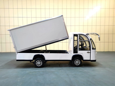 2座封闭箱式货车加液压翻斗[CAR-YL8BZ-HX-FB]