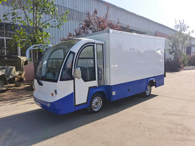 2座封闭式液压尾板箱式货车CAR-HX02-YYWB-FB